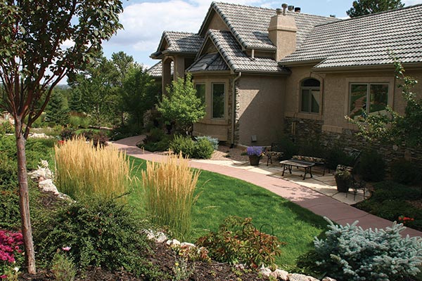 front yard landscape design