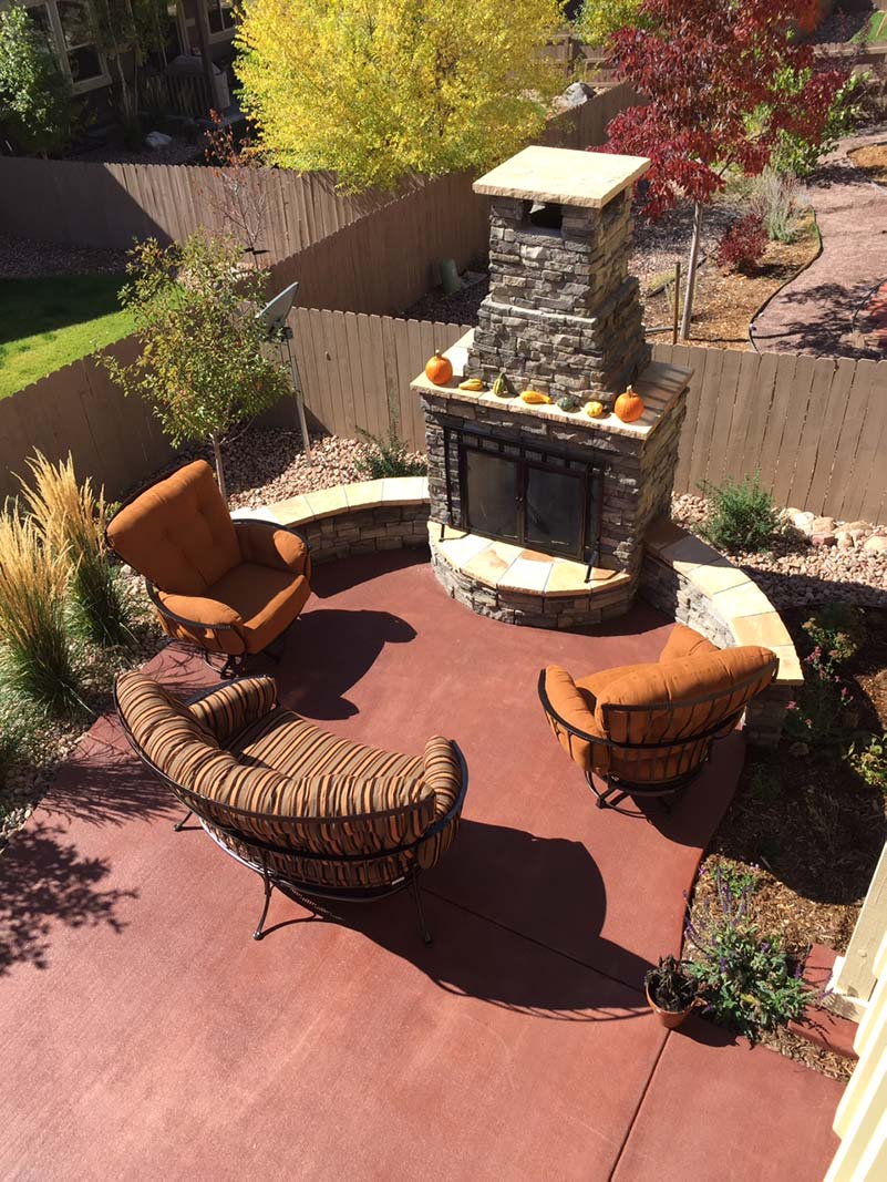 Outdoor fireplaces provide year-round versatility and make a stunning architectural statement.